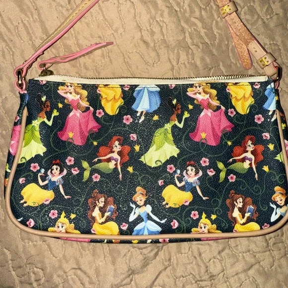 Dooney & Bourke Pink Crossbody Bag with Disney Princess Design - Picture 3 of 3